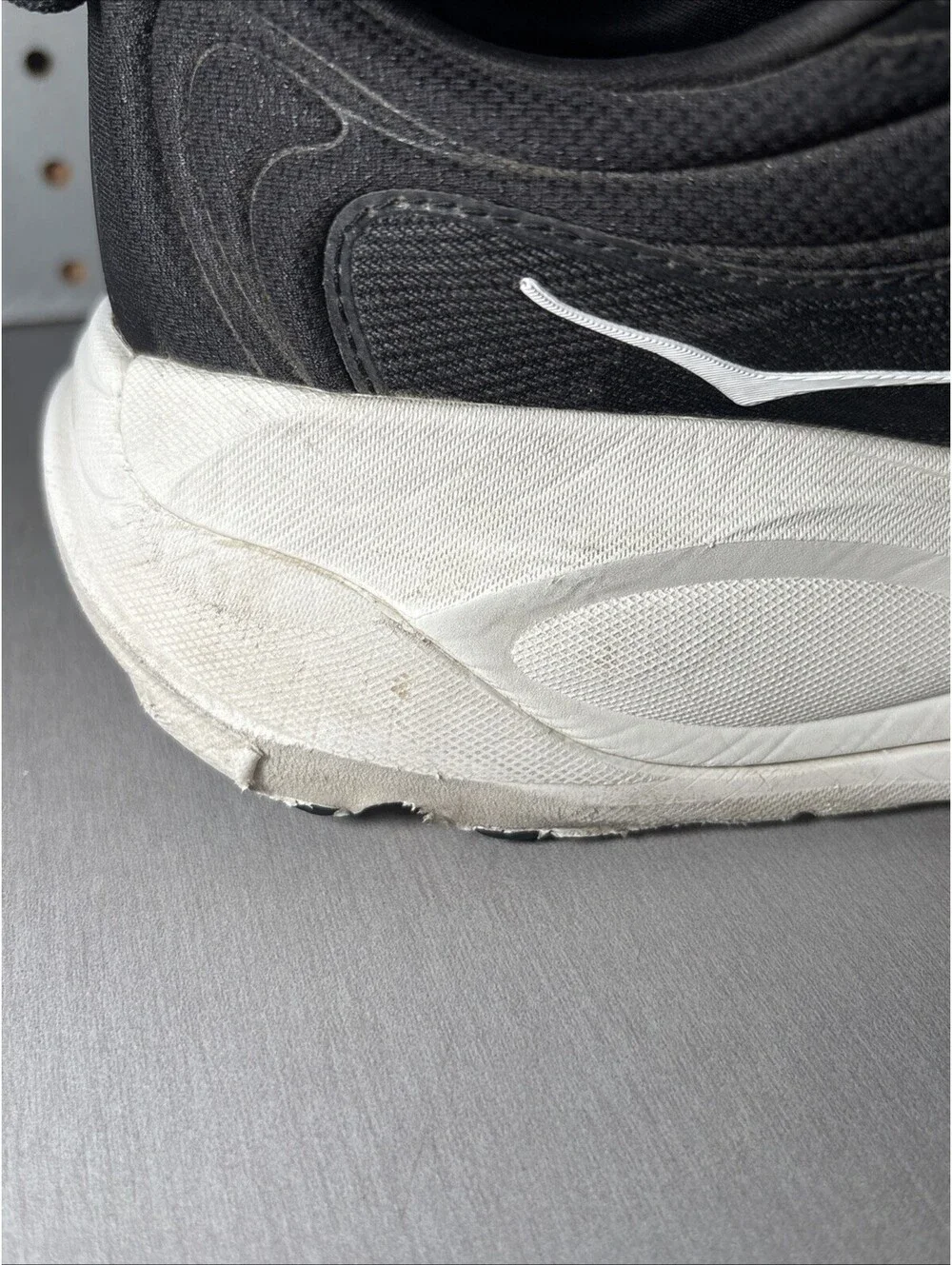 Hoka One One Gaviota 6 Shoes Mens Sz 11 D Black White Running Sneakers
